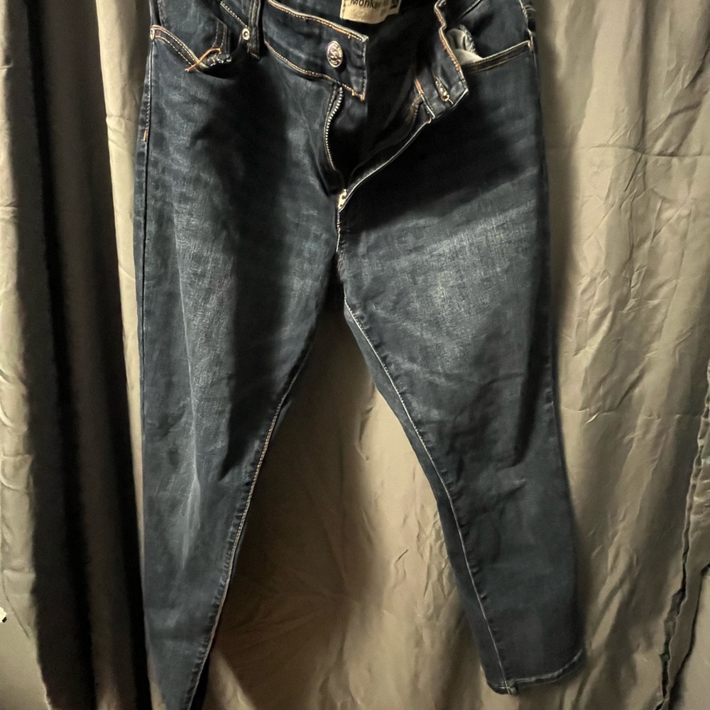 Dark Blue Denim Jeans